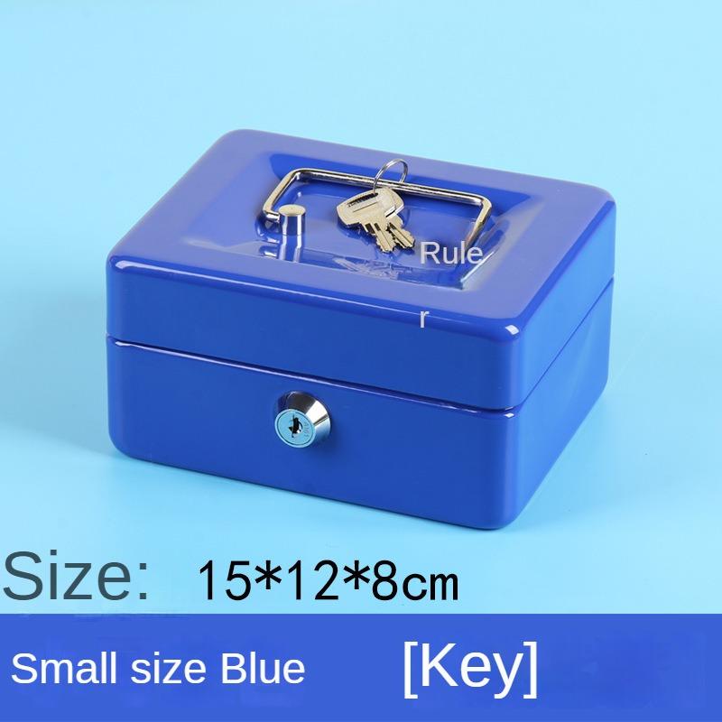 Утолщенная металлическая копилка, креативная копилка, копилка для ключей, копилка с паролем, переносная копилка, запираемый кассовый ящик, небольшая сортировочная коробка