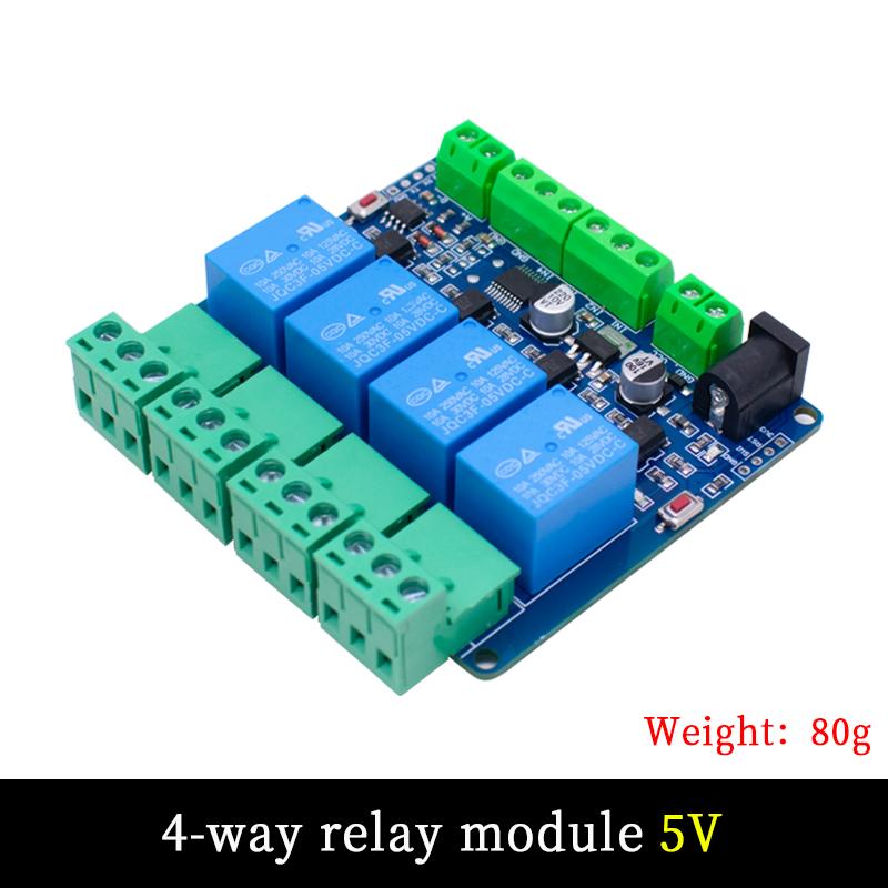 LIZAO 1V 11V Modbus RTU 1/1/1/8-канальный релейный модуль RS181 TTL-связь Многоканальная входная релейная плата для ПЛК управления