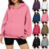 Women's Fashionable And Comfortable Long-Sleeved Solid Color Hoodie