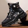 Autumn New Shoes for Men Boots Outdoor Fashion Print Casual Sport Hiking Shoes Ankle Boots