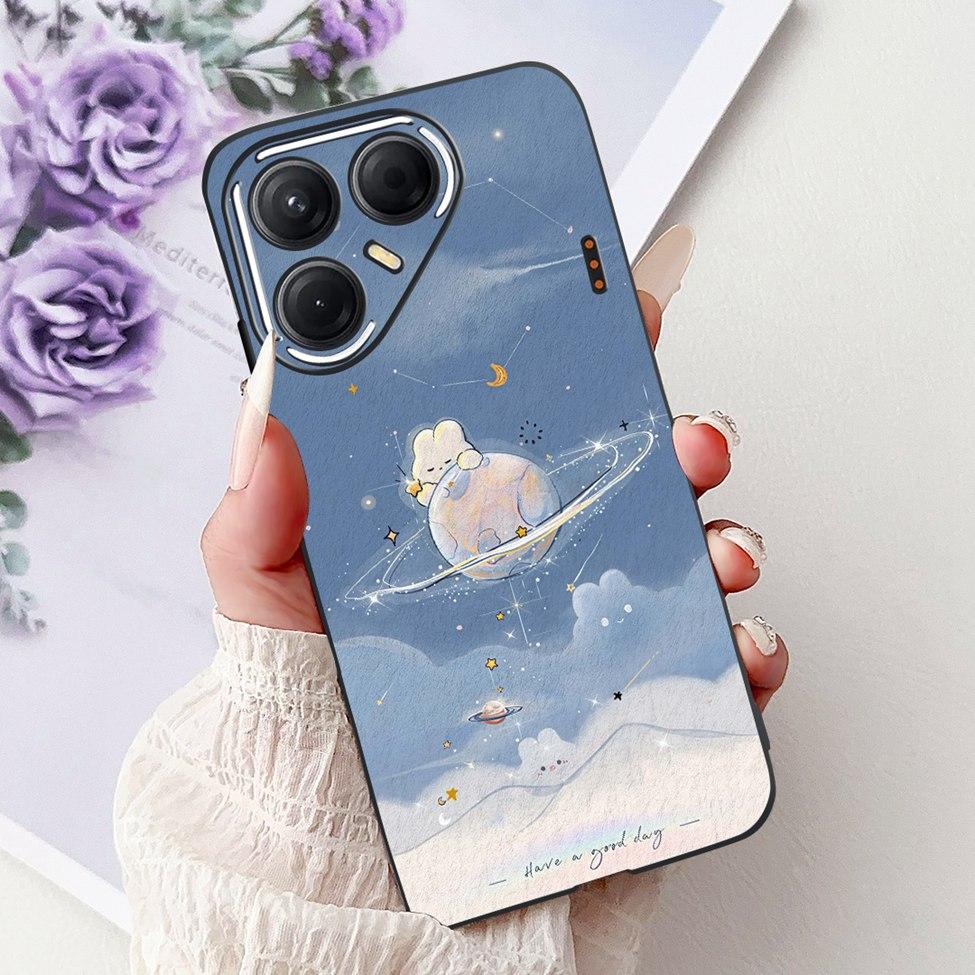 For Tecno Pova 7 5G Cover Case LJ7 Luxury Butterfly Love Fashion Flowers Cool Lion Painted Phone Case For Techno Pova7 5G Bumper