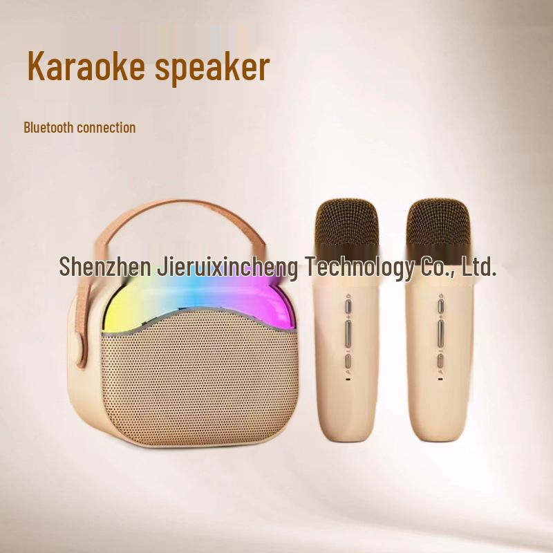 Karaoke Wireless Bluetooth 5.1 Sound System with Microphone, Subwoofer, and Outdoor Speaker.