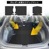 YORKNEIC Toyota Corolla Cross Luggage Mat Backrest Synthetic Type C (10 Series, 2021-Present), Cover, Vehicle-Specific Trunk/Cargo Mat, Leather,
