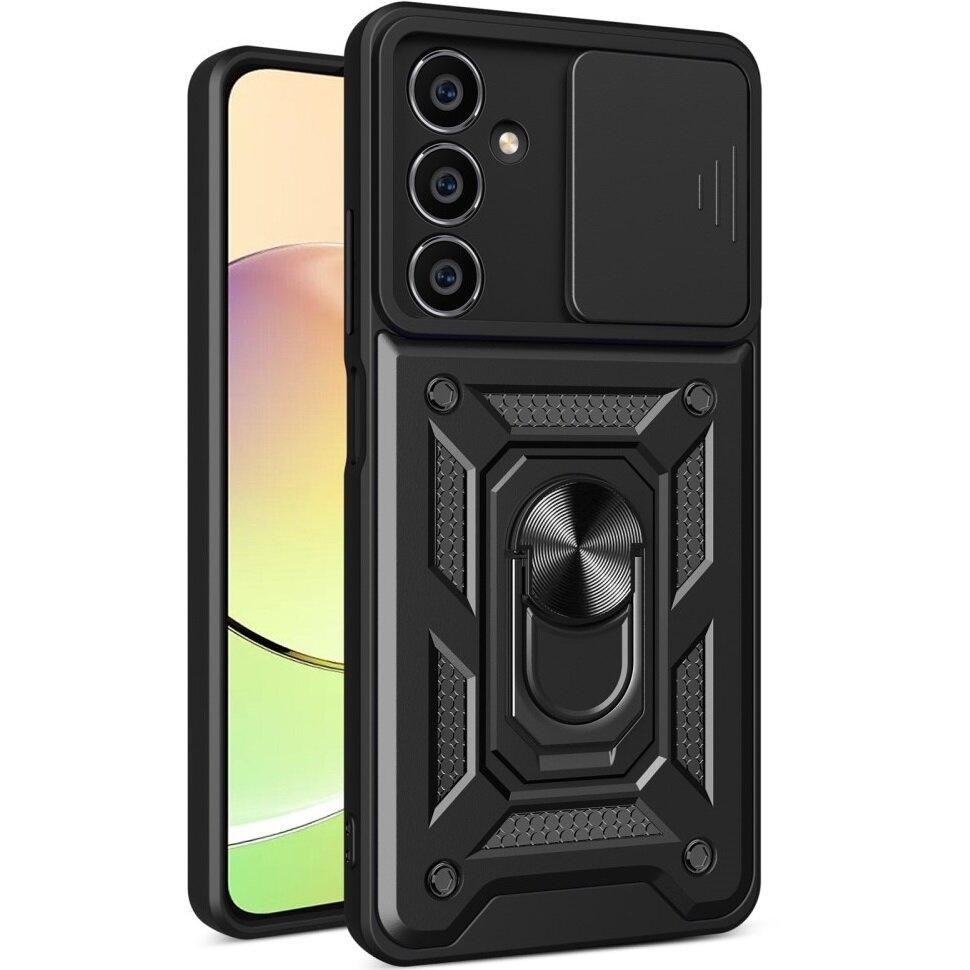 Armored case for Samsung Galaxy A05s, CamShield Slide, black