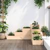 VidaXL Jardinière 4 niveaux 80,5x79x36 cm bois de pin massif 825317