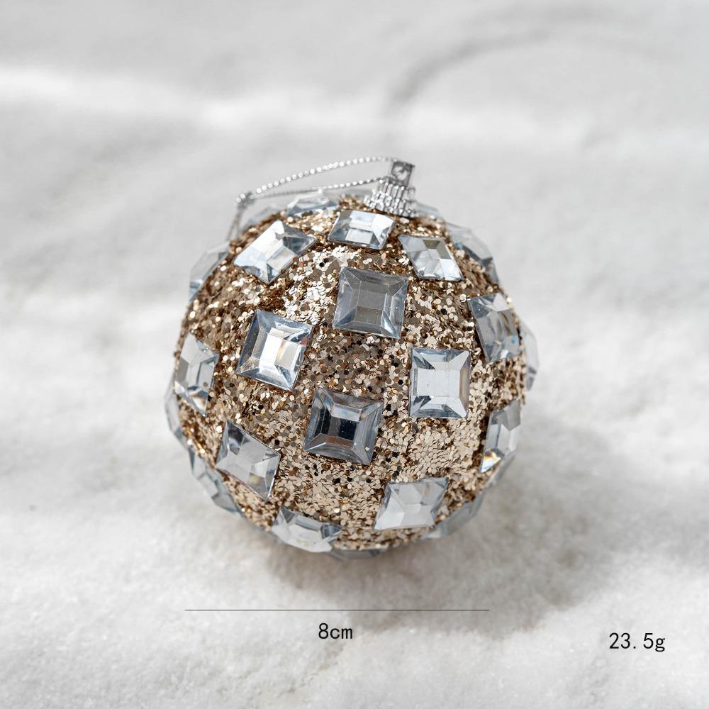 Foams Christmas Decor 8cm Christmas Tree Pendant Hanging Ornaments Christmas Party Supplies