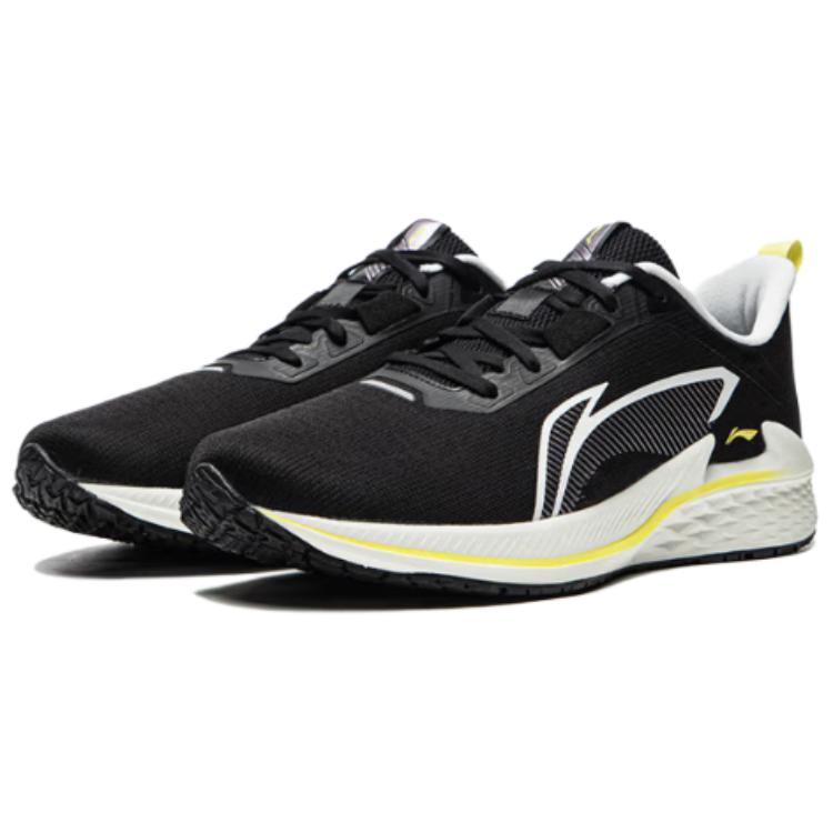 Li-Ning Сверхлегкие 20 Парусные виды спорта Удобные Нескользящие Дышащие Низкие Повседневные Гоночные Кроссовки для Бега Мужские кроссовки Черные ARBU005-4