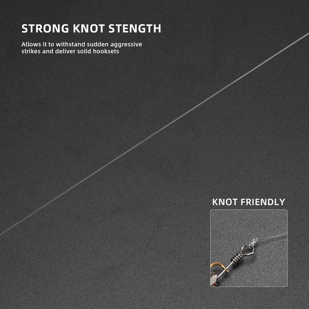 Леска для рыбалки из моноволокна SF, прочная леска из нейлона, прозрачная леска для соленой и пресной воды, 25 фунтов