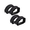 1 Pair Bicycle Pedals Fixed Gear Foot Strap Belt Adhesive Road Bike Parts Mtb Accessories Nylon Bicycle Pedal Strapstoe Clip