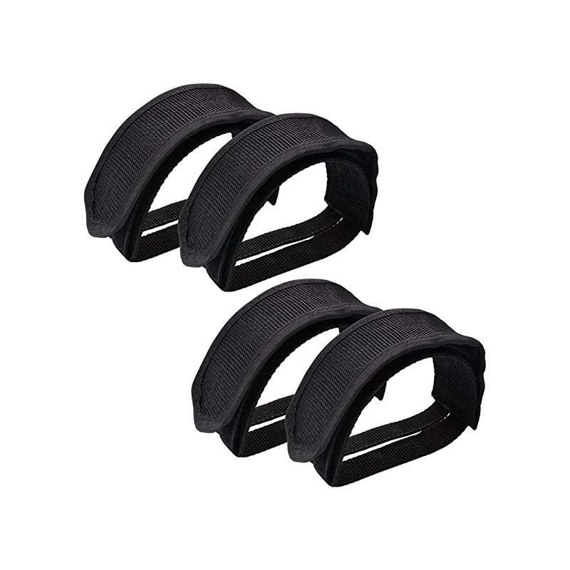 1 Pair Bicycle Pedals Fixed Gear Foot Strap Belt Adhesive Road Bike Parts Mtb Accessories Nylon Bicycle Pedal Strapstoe Clip