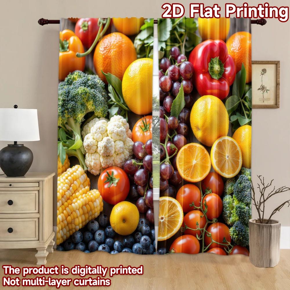 2D плоный Фон для Фотосъемки Фон для Вечеринки Красочная Свежая Продуктовая Композиция 100% Полиэстер Яркое Воссоединение Идеально для