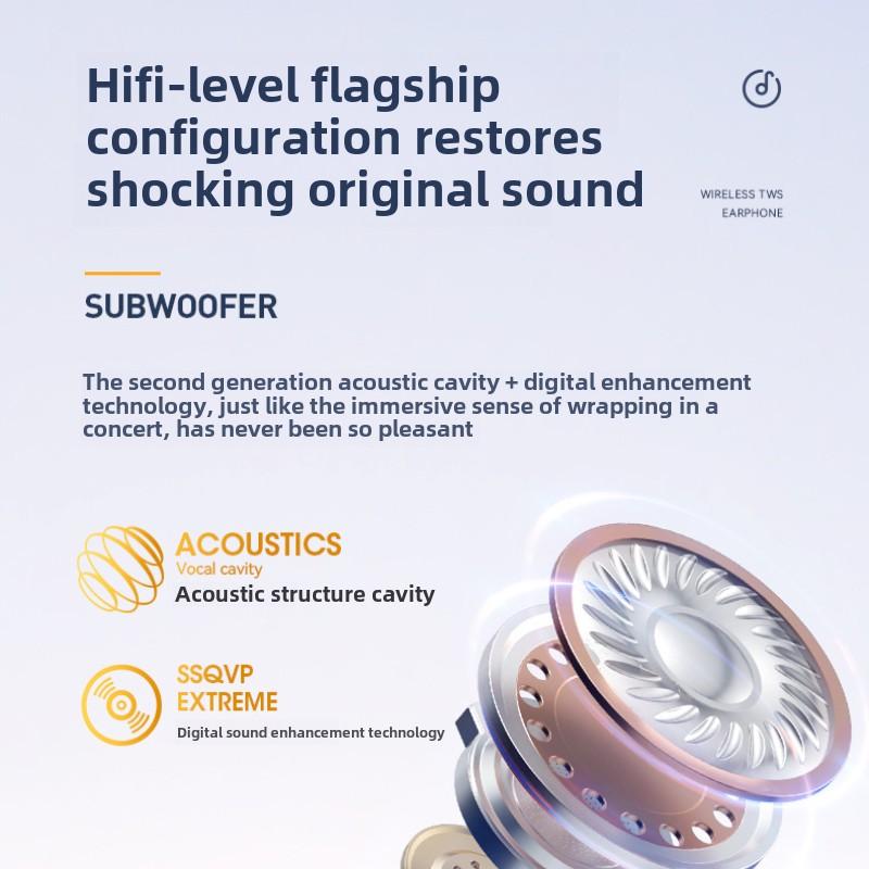 Новые наушники для сна Высококачественные внутриканальные наушники TWS с шумоподавлением для сна на боку