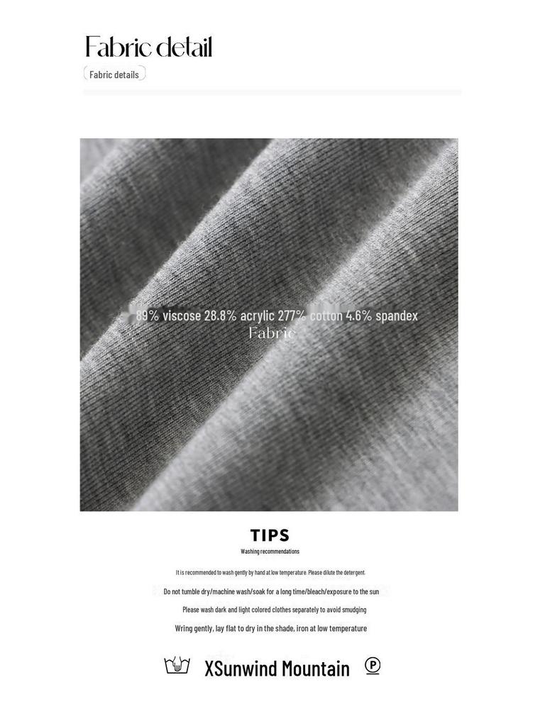 Футболка Sinan Early Spring Slim Fit с открытыми плечами и принтом листьев лотоса SN7024