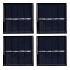 4 шт. 0,45 Вт 2 В 58x58 мм солнечная панель PET солнечное зарядное устройство панель аксессуары для зарядки солнечные источники питания