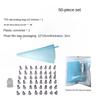 Baking Tools TPU Decorating Bag Sip Set Squeeze Cookie Cake Cream Decorating Solved Bean Noodles Squeeze Bag