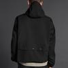 Zara Solid Color Pocket Detail Hooded Work Jacket Men Jackets Black 1732405-800