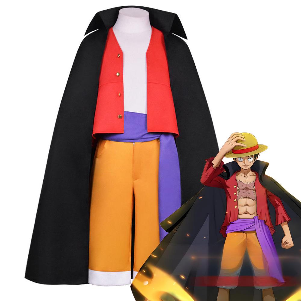 One Piece cos Ghost Island of the Wano Country Luffy cosplay Clothing Men's Clothing cos Kimono