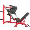 Leg Press Machine with Wheels and Calf Block, Adjustable Squat Machine for Home Gym, 455KG Capacity
