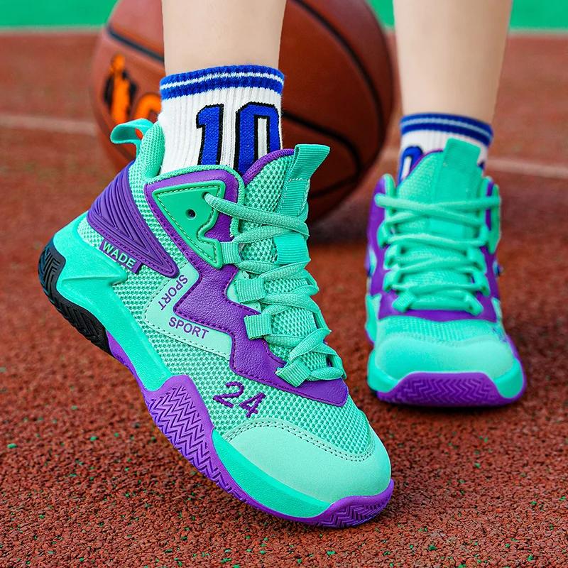 Новые баскетбольные ботинки Field Men Athletic Brand Breathable Sneaker Wearable Training Cushioned Non-Slip Luxury Basketball Shoes