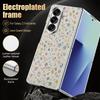 Винтажный чехол с цветочным принтом для Samsung Z Fold 8 Ultra 7 6 5 Гибридный 3-в-1 Кожаная накладка с покрытием Складной чехол для телефона для Galaxy Z Fold8 Fold7 Fold6