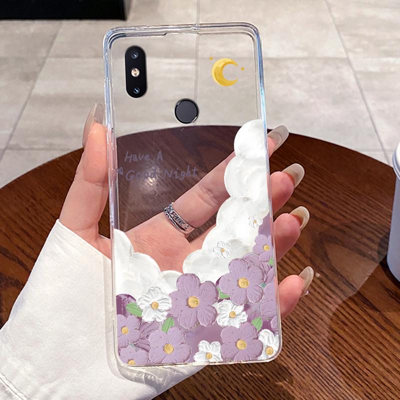 Гелевый чехол для Xiaomi Mi Mix 2s Fundas Защитный Coque Прозрачный Силиконовый Мягкий ТПУ Задняя крышка Милый Кролик Кошка Динозавр Чехол для телефона