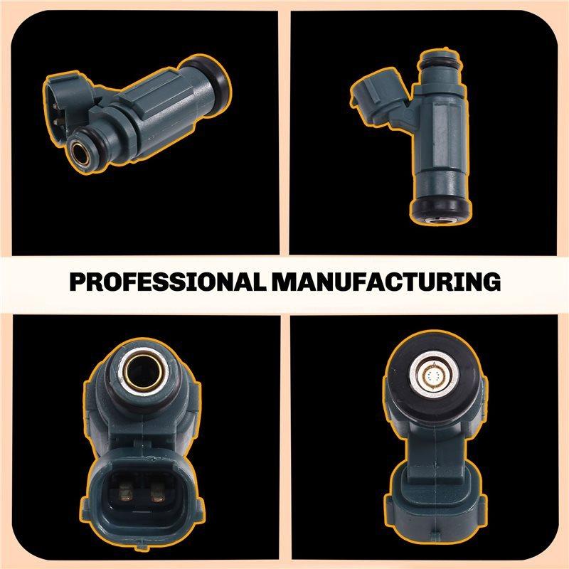 A58X-For KAWASAKI ZX-6R ZX600 Compatible EAT288 Fuel Injector- 4Pcs New 49033-0013 Replacement Part For Motorcycles