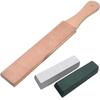28cm Leather Strop, 150g, Blue Stick (for a Mirror Finish) and White Stick (for a Medium Polished Finish), Leather Knife, Rouge Stick, Long-lasting Sh