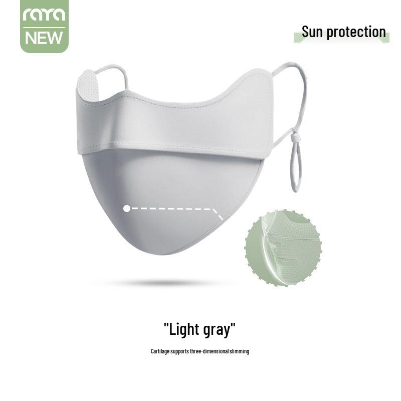 Ruiya Женская летняя солнцезащитная маска-бикини для лица с градиентным румянцем