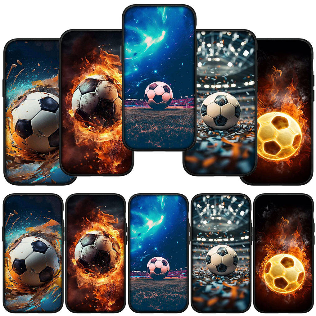 for iPhone 17 16 15 Xiaomi Poco F7 F8 X7 C85 C75 C71 M8 Redmi Note 14 13 12 11 Pro Max 14C 13C 15C A3 A4 Phone Case Football Soccer No 10 No10 Cover