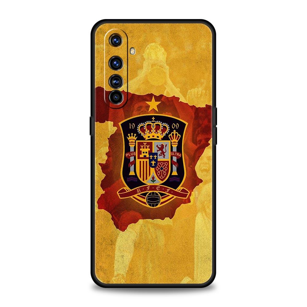 Чехол для телефона Флаг Испании Для Realme 12 11 10 9 8 5G 7 6 GT5 GT3 GT2 Pro Plus C21 C11 C25 C35 GT Neo 2 3 3T 5 Мягкий чехол