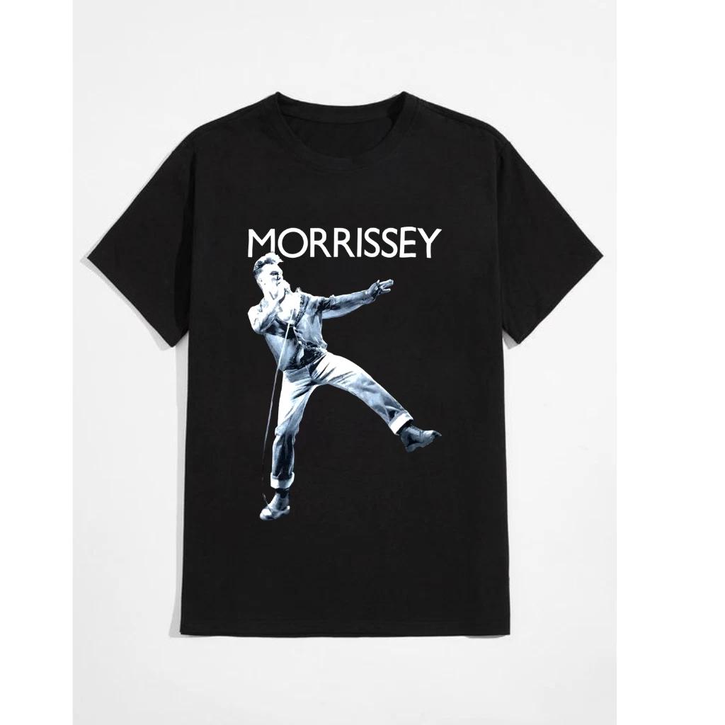 Черная футболка с коротким рукавом Morrissey S–5XL – Стиль 3F580