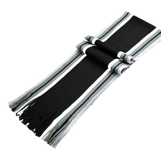 Мужской шарф популярный утолщенный уютный контрастного цвета длинная повседневная одежда