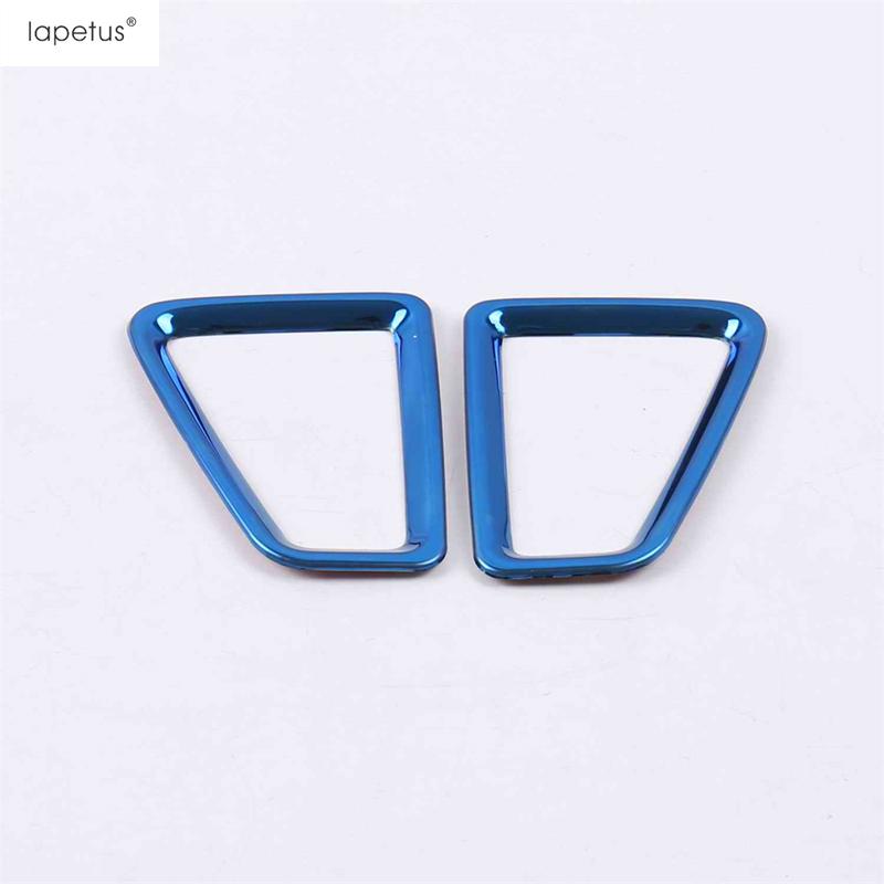 Рамка-крышка вентиляционного отверстия кондиционера на приборную панель автомобиля для Skoda Kodiaq 2017 - Аксессуары из нержавеющей стали для салона