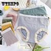 6Pcs/Set High Waist Panties Women Elastic Waist Large Size Underpants Breathable Skin-Friendly Comfortable Cotton Crotch Briefs