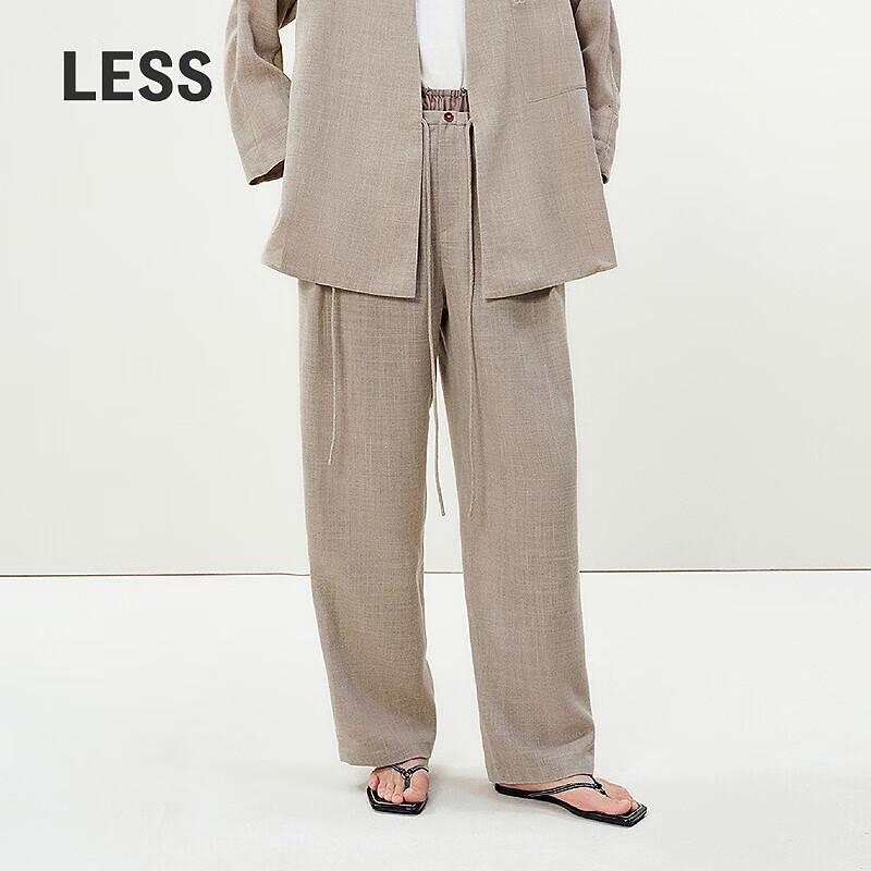 LESS 2025 Summer Loose Straight-Leg Trousers