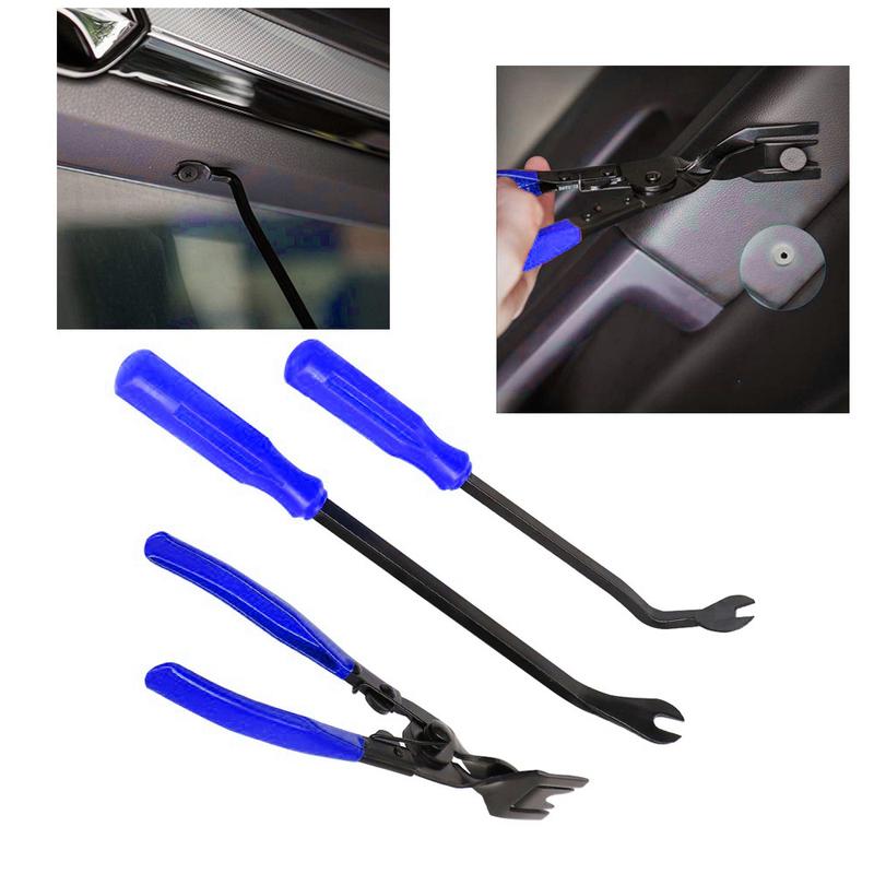 38 Pcs/Set Car Trim Removal Tools Clip Pliers Fastener Remover Stereo Removal Hand-held Disassembly Tools