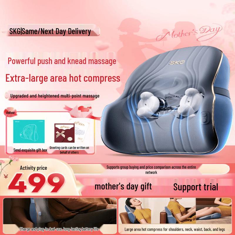 SKG T3-2nd Gen Deluxe Lumbar Massager CN plug (adapter included)
