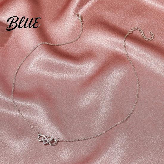 Infinity Symbol Necklace Heart for Women Cubic Zirconia Love Dainty