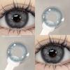 Цветные контактные линзы AMARA для глаз, голубые глаза, зеленые линзы, корейские модные серые линзы, красивые зрачки, ежегодно, 2 шт./пара