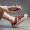 Johnature Comfortable Soft Sole Hollow-out Breathable Genuine Leather Leisure Sandals Versatile Women's Shoes