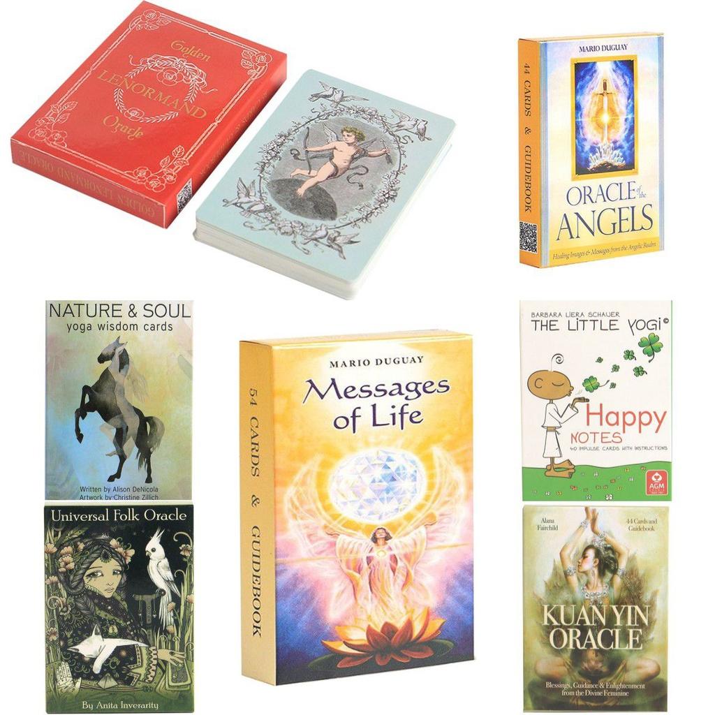 Deck Tarot Card Oracle Board Game Party Yoga Kunyin Lenormand Angel Yogi Temple