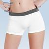 Flarixa Бесшовные трусы-боксеры для женщин, шорты-боксеры со средней талией, однотонные спортивные трусы для девочек, защитные штаны, женские шорты для мальчиков