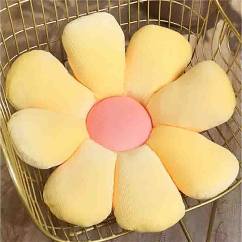 Подушка с цветком солнца, милая плюшевая подушка, диван-кровать, подушка для гостиной, коврик для стула для спальни, удобный коврик