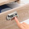 Замок-защелка с кнопкой Easy Install Бесключевой замок для ящиков Пластиковые и металлические защелки с кнопкой Простая установка для домашних ящиков