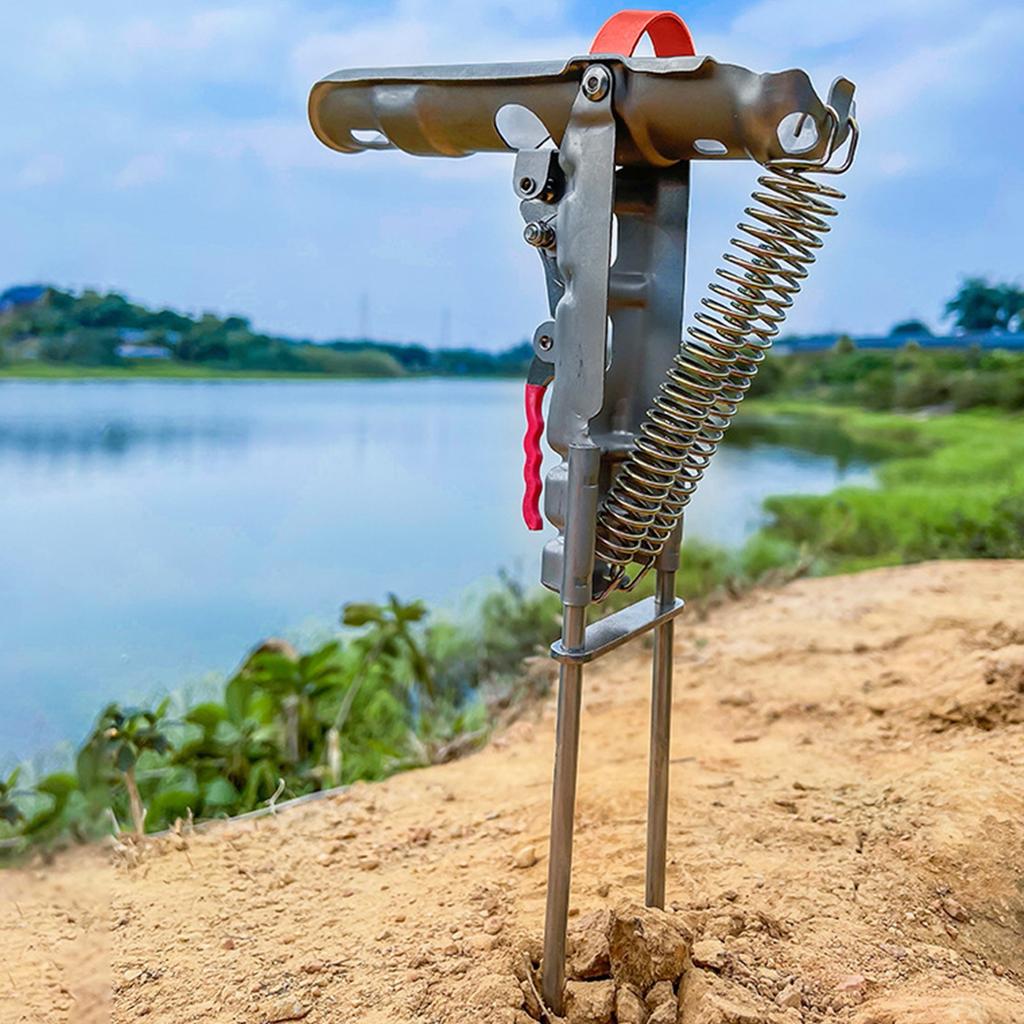 Stainless Steel Automatic Bracket Fishing Sea Rod Lifting Bracket Spring Bracket Sea Rod Bracket Ground Plug Turret