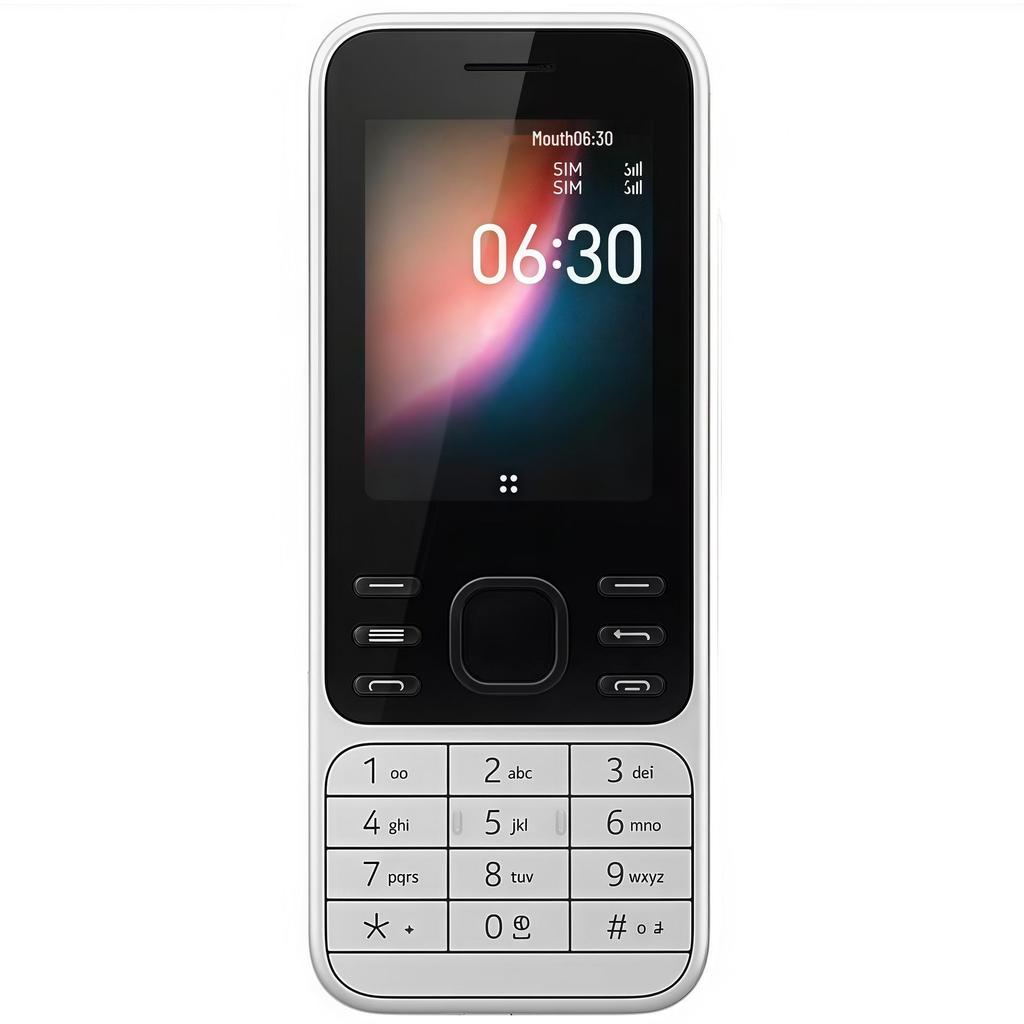 6300 2020 Двухсимочный кнопочный телефон с 2G WIFI и клавиатурой