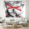 Cross Templars Knight Wall Hanging Tapestry Wall Cloth Tapestries Decor Wall Bedroom Decoration