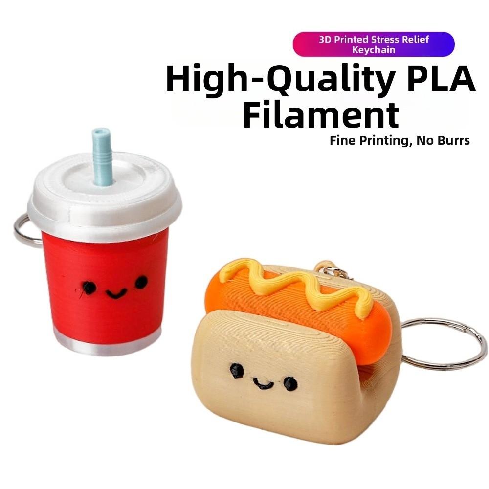 Lightweight Fidget Key Chain Smooth Surface Keychain Fidget Leisure Time Use