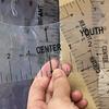 1 Set Sewing Rulers Accurate Scale Heat Transfer Clear Line Non-slip V-neck Round Neck DIY Sewing T-Shirt Patchwork Rulers for Sewing Shop