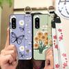 Protective Phone Holder Phone Case For Sony Xperia5 IV Kickstand Dirt-resistant Lanyard Back Cover Waterproof Soft Case